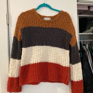 Color block sweater